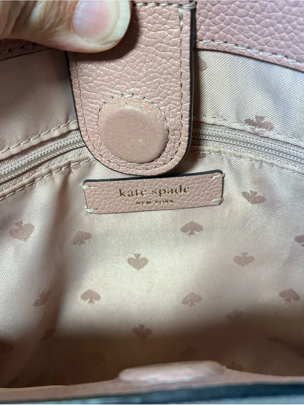 kate spade structured leather